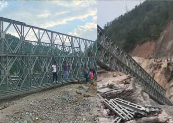 हेवाखाेलाकाे बेलिब्रिज खस्दा घाइते तीन मजदुरको मृत्यु ,घाइते तीन जनाको बिराटनगरमा उपचार हुँदै