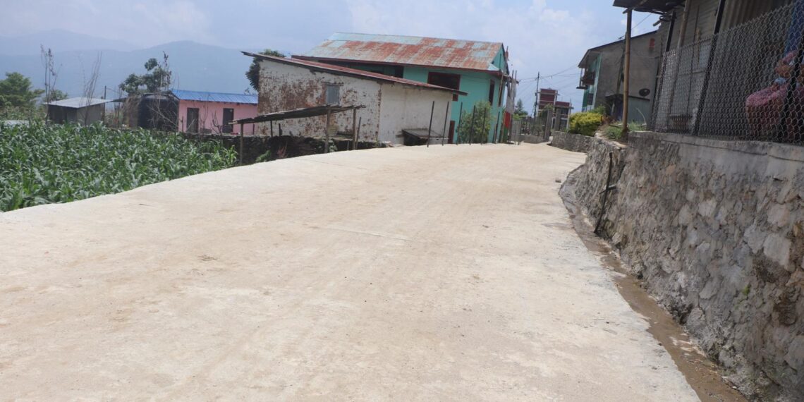 भोजपुरको देउराली–भङ्गेरी–पालुवा–गुम्बा सडक स्तरोन्नति