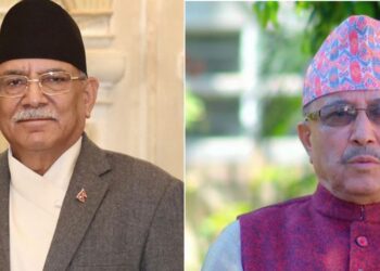 कांग्रेस–माओवादी केन्द्रका नेताहरु संसद भवनमै छलफलमा