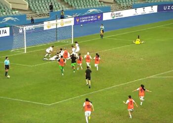 महिला एसियन कप छनोट चरणबाटै बाहिरियो नेपाल, टाइब्रेकरमा उज्बेकिस्तानसँग पराजित