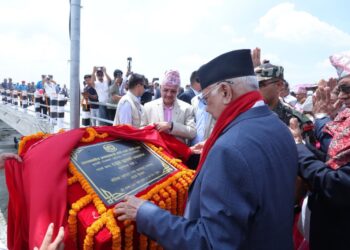 प्रधानमन्त्रीबाट हुलाकी राजमार्गको रतुवा पुल उदघाटन