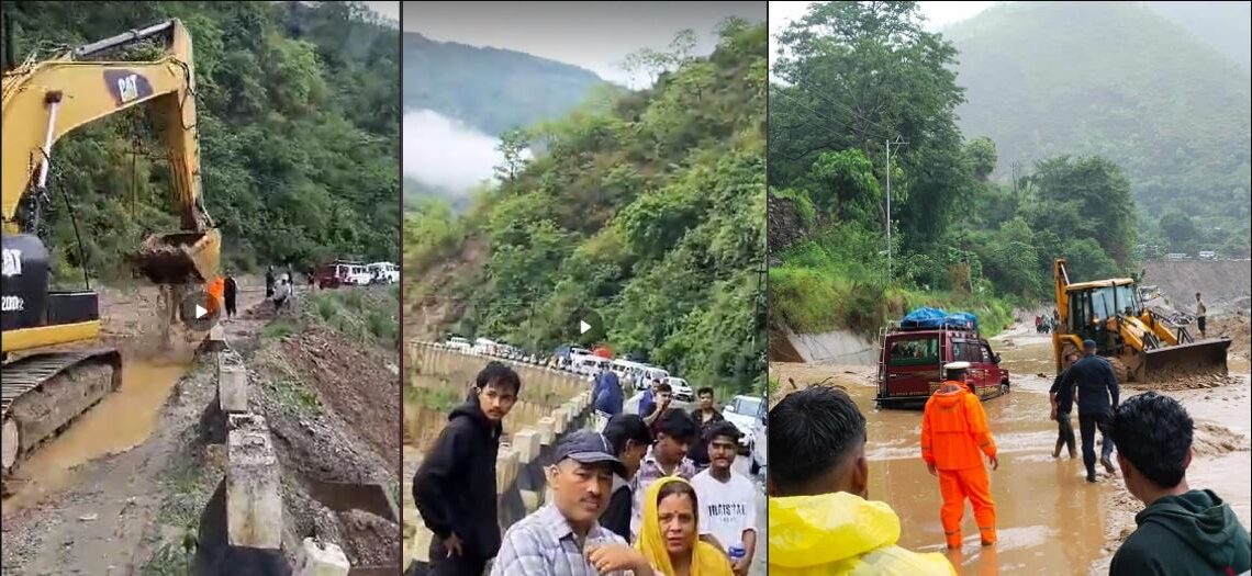 बीपी राजमार्ग अवरुद्ध हुँदा जाममा परेको एम्बुलेन्सभित्रै बिरामीको मृत्यु
