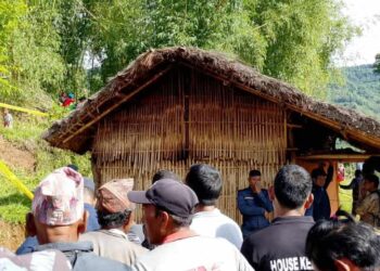 भोजपुरमा पाहुना आएका ज्वाइँले  श्रीमती ,सासु, ससुरा र सालाेकाे हत्या गरे , आरोपी पनि गम्भीर घाइते