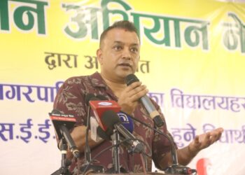 महामन्त्री थापाको आग्रह : देश बर्बाद भयो भन्ने कुरा नपत्याउनुस्