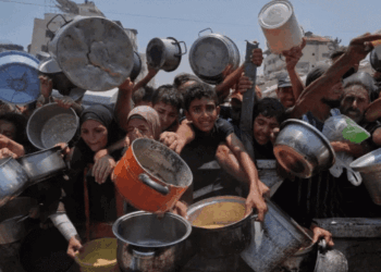 गाजामा नुन खाएर भोक मेटाउँदै बालबालिका, १२४ को मृत्यु