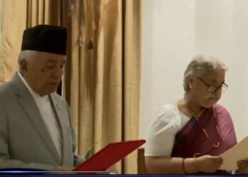 सुशीला कार्कीले लिइन्‌ प्रधानमन्त्रीको नियुक्ति र शपथ