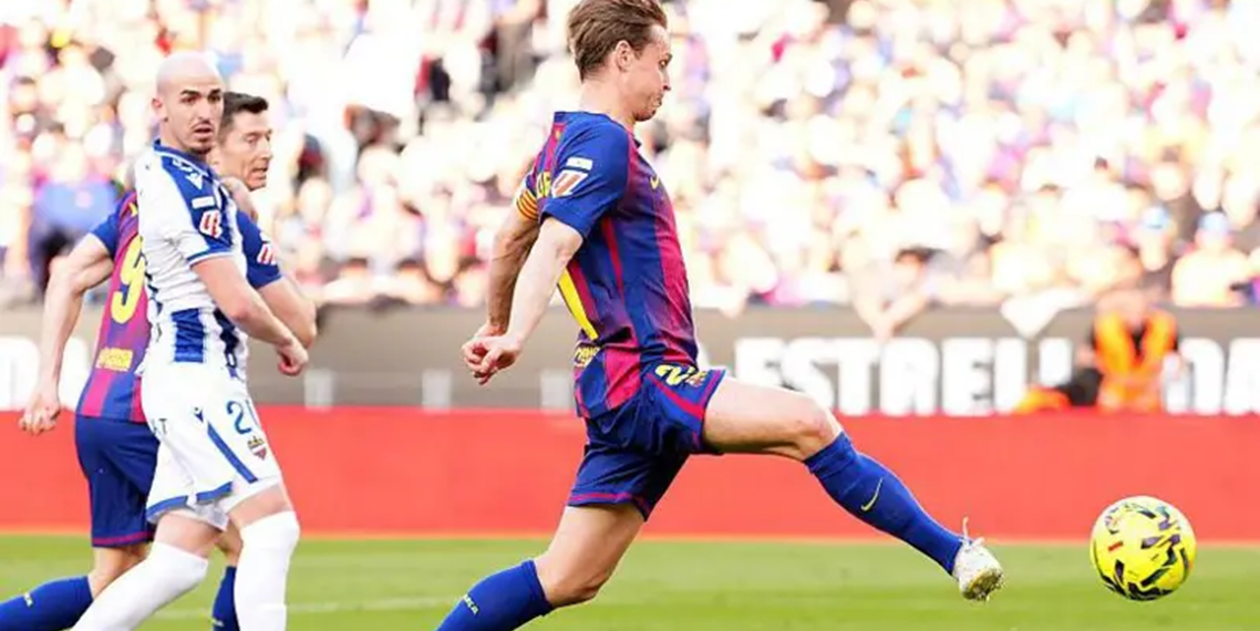 ला लिगा: रियललाई पछि पार्दै बार्सिलाेना शीर्ष स्थानमा