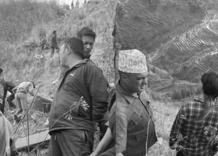 मतपेटिकासहित कर्मचारी सवार गाडी भीरबाट खस्यो, ७ जनाको उद्धार