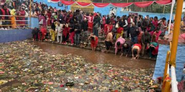 आज आमाको मुख हेर्ने दिन, मातातीर्थमा भक्तजनको घुइँचो