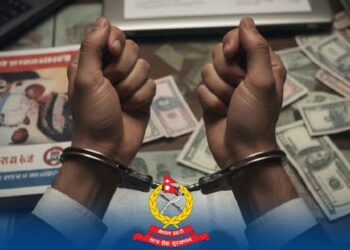 सरकारी छाप दुरुपयोग गरेको अभियोगमा तीन जना पक्राउ